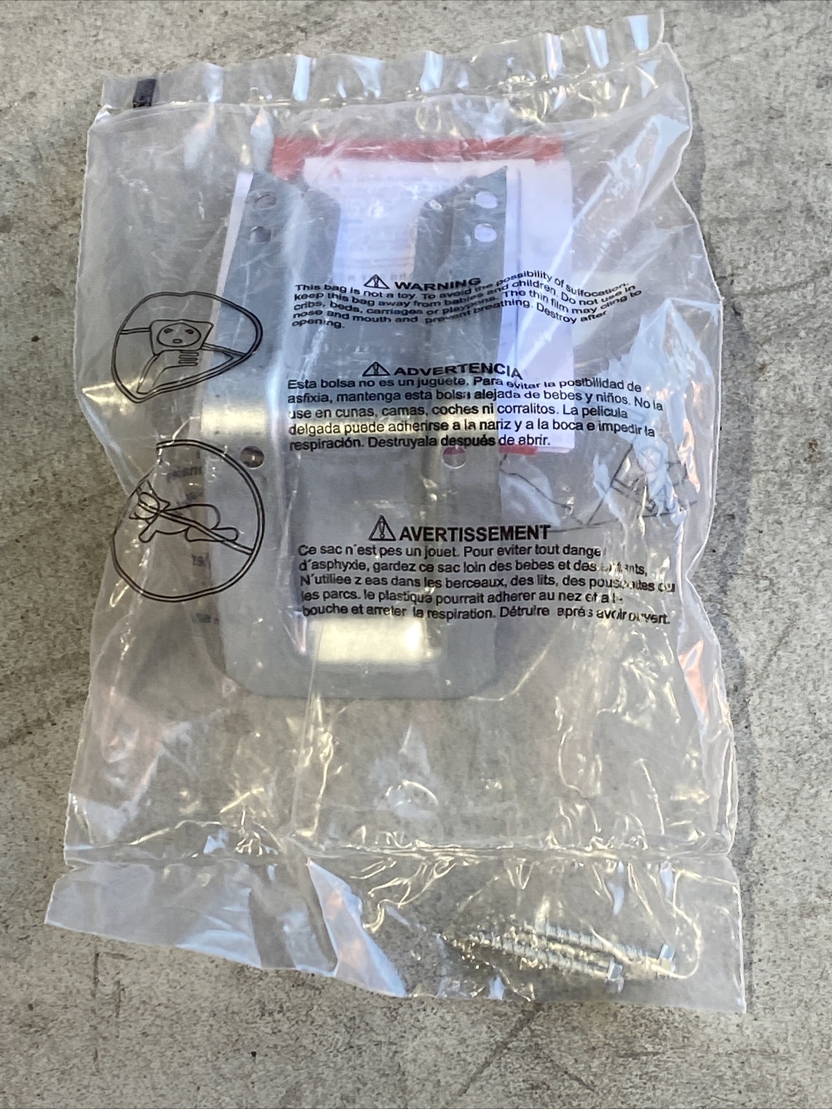 GE WB02T10415 Range Anti-Tip Bracket Genuine New