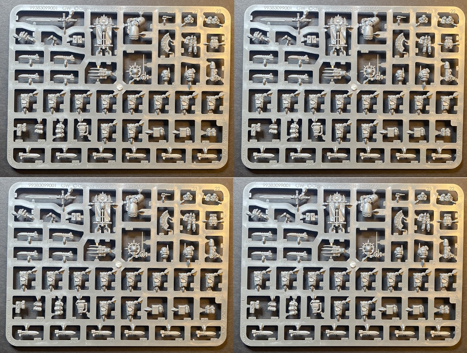Horus Heresy Infantry Accessory Sprue Tactical Squad Warhammer 30k - NoS (x4)
