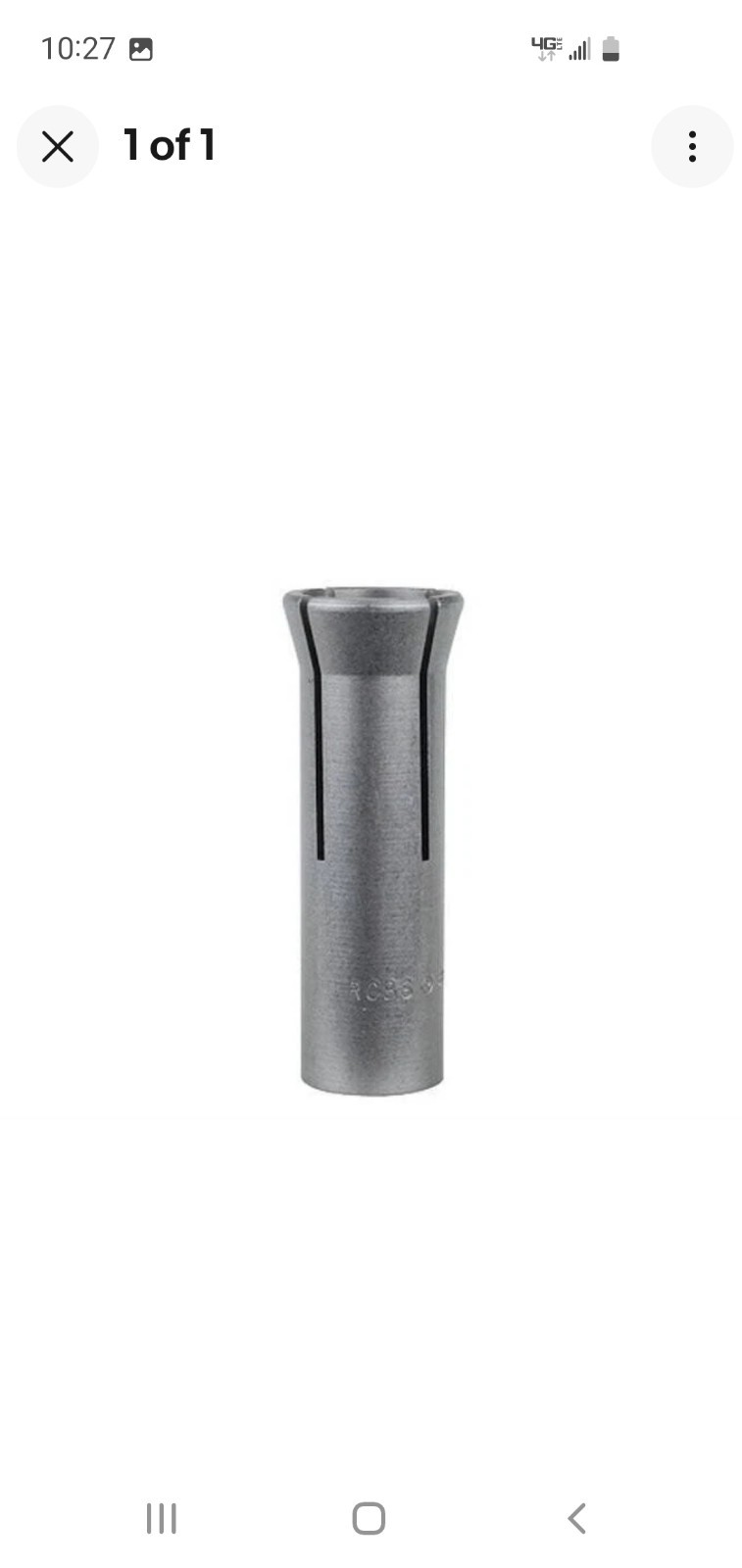 RCBS Case trimmer Collet, No. 1 FITS RCBS CASE TRIMMER AND CASE TRIMMER 2