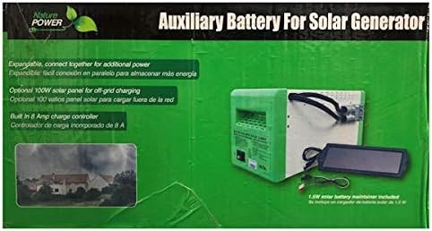 Nature Power Auxiliary Battery For Solar Generator (see notes)