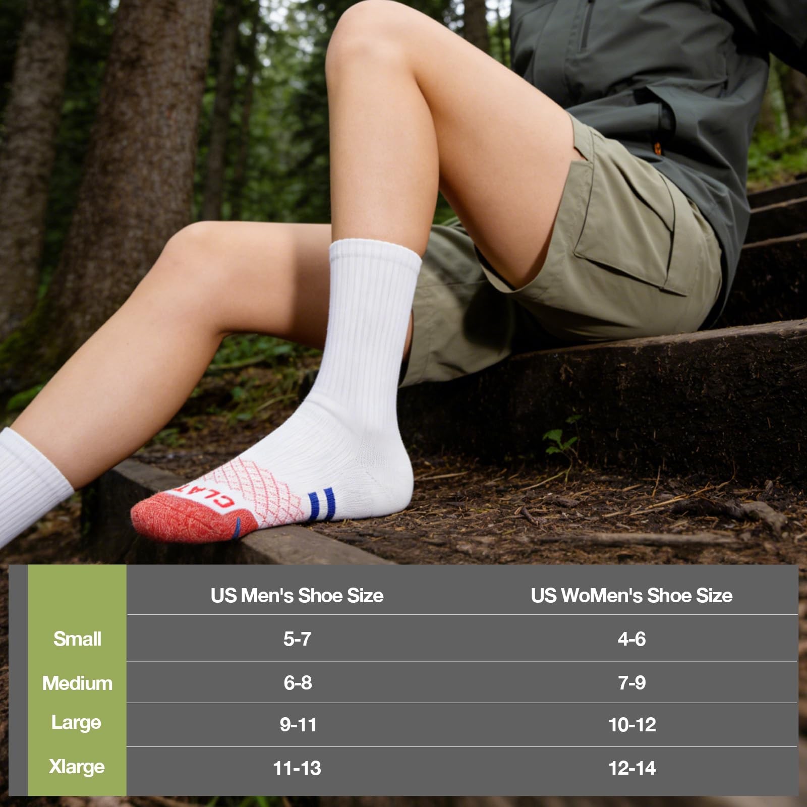 Merino Wool Thermal Socks for Men Women, Cushioned Anti Blister Performance S...