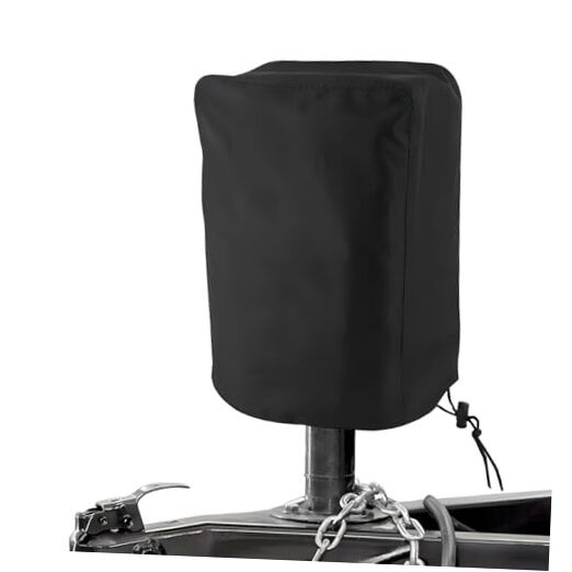 Electric Tongue Jack Cover, Waterproof 210D Oxford Fabric RV Trailer Jack Black