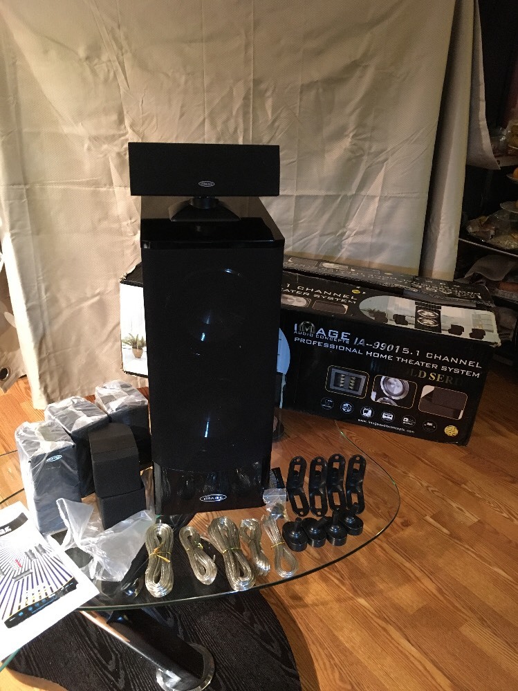 Image Audio Concepts Ia-9901 5.1 Professional Home Theater System Gold Series