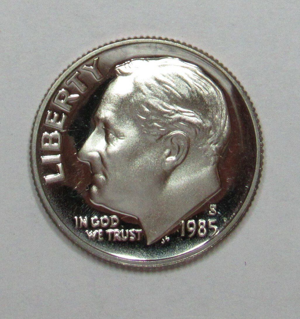 1985 S Proof Roosevelt Dime