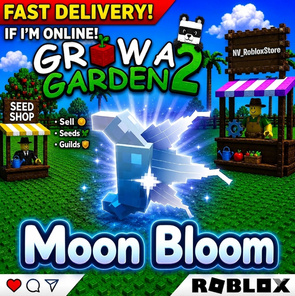 🌱Moon Bloom Seed 🌱 - 🪴Grow A Garden🪴 2 | GAG2 | FAST | EASY