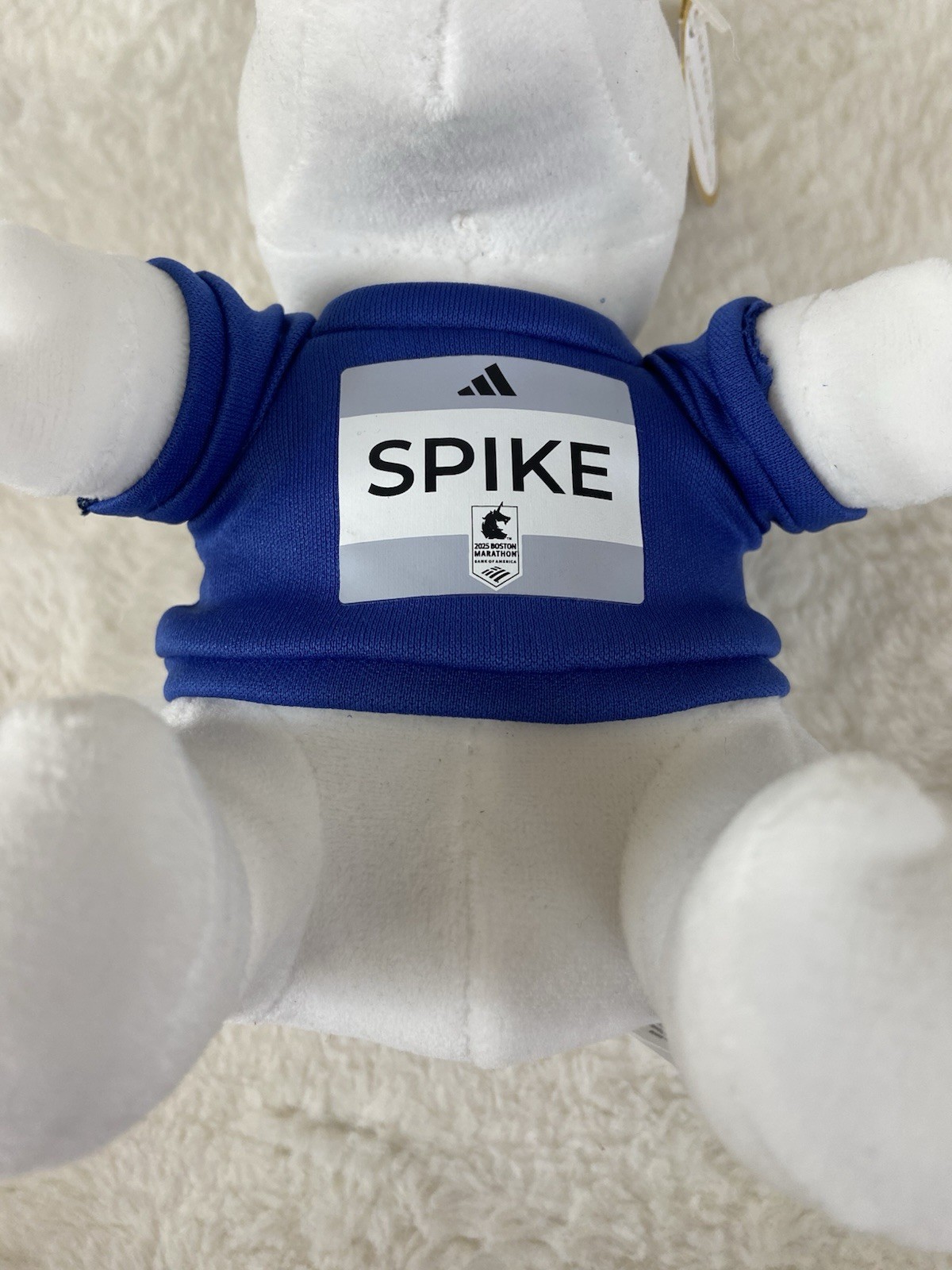 2025 Boston Marathon Official Mascot "Spike" Unicorn Plush Adidas Running Fan