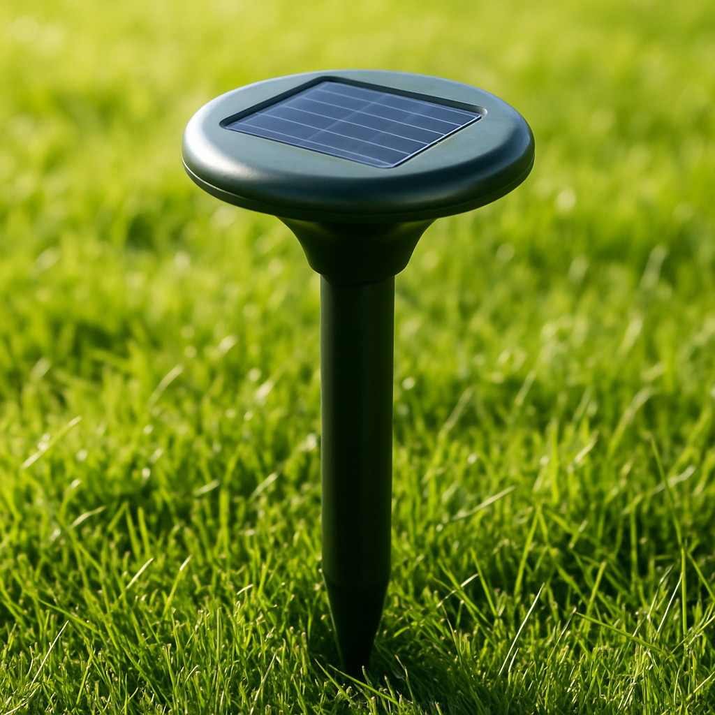 Solar Mole and Snake Repeller for Lawn & Garden (Rechargeable)