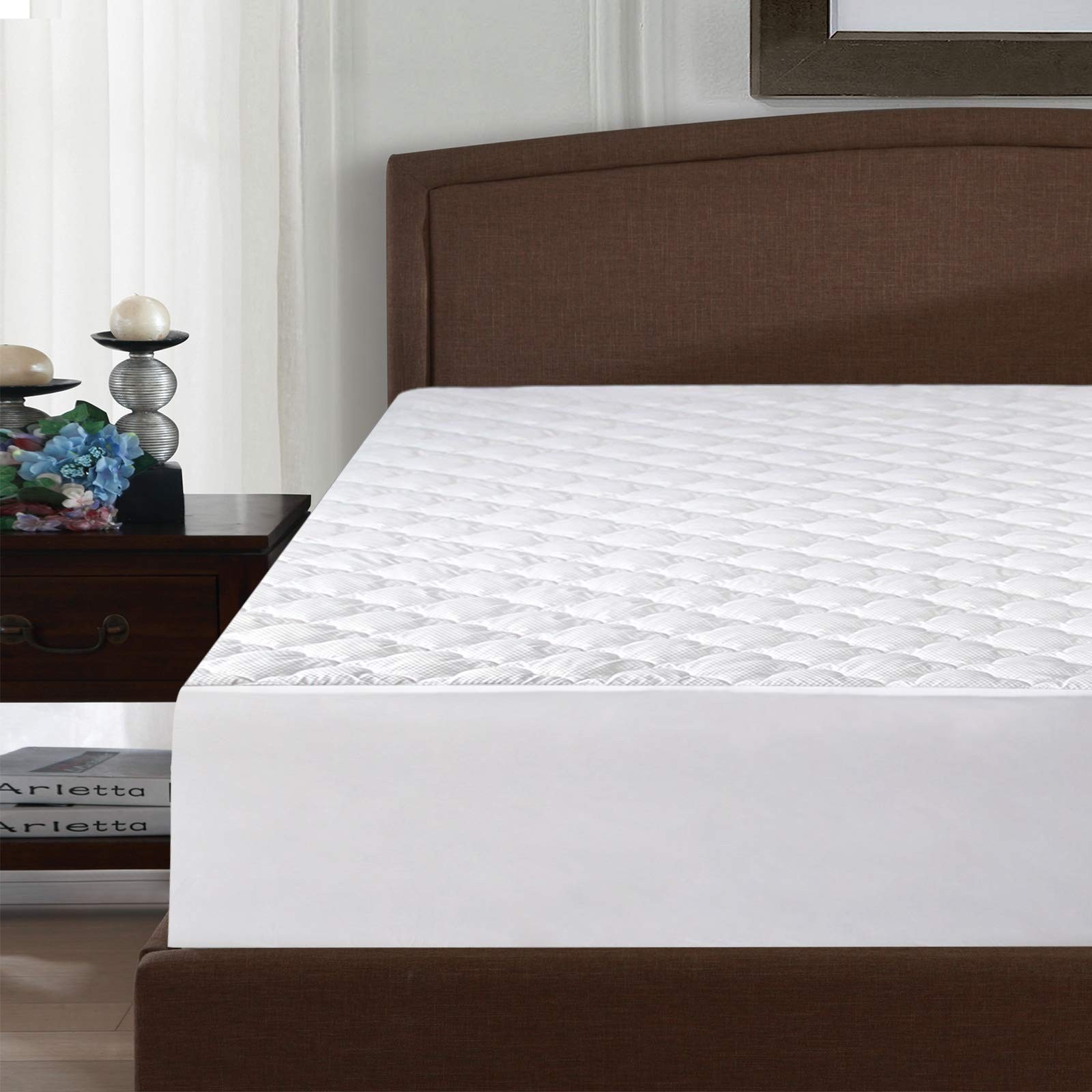 Air Mattress Cover Full Pad, Thick 15''-23'' Deep, White
