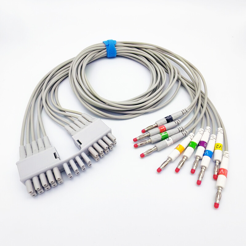 ECG EKG Leadwire 10 Leads Holter Cable for MORTARA 150C 230 250C 280 350