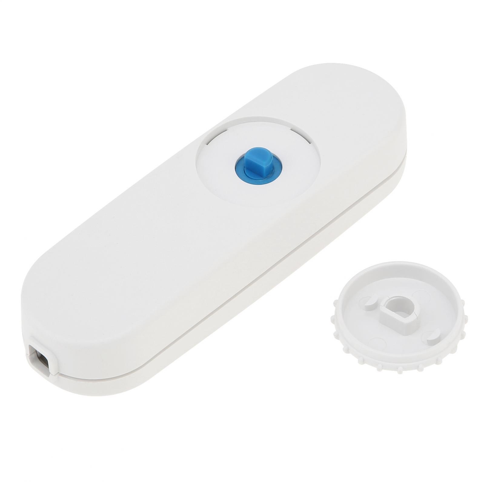 Inline Lamp Switch, Full Range Rotary Dimmer, Cord Switch Replacement 110V White