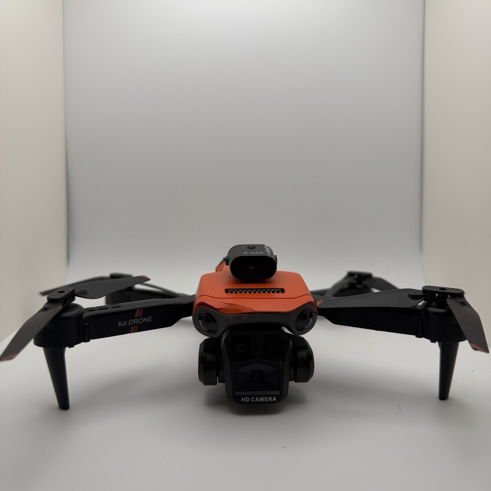 Foldable K6 Ready-to-Fly Drone, HD Camera Video Recording, Remote Case