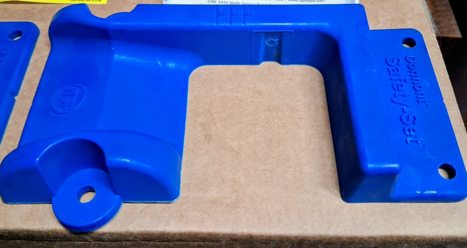 Dormont Safety-Set (2) pcs. Installation Kit Blue Brackets/Mounting Pieces w/sce