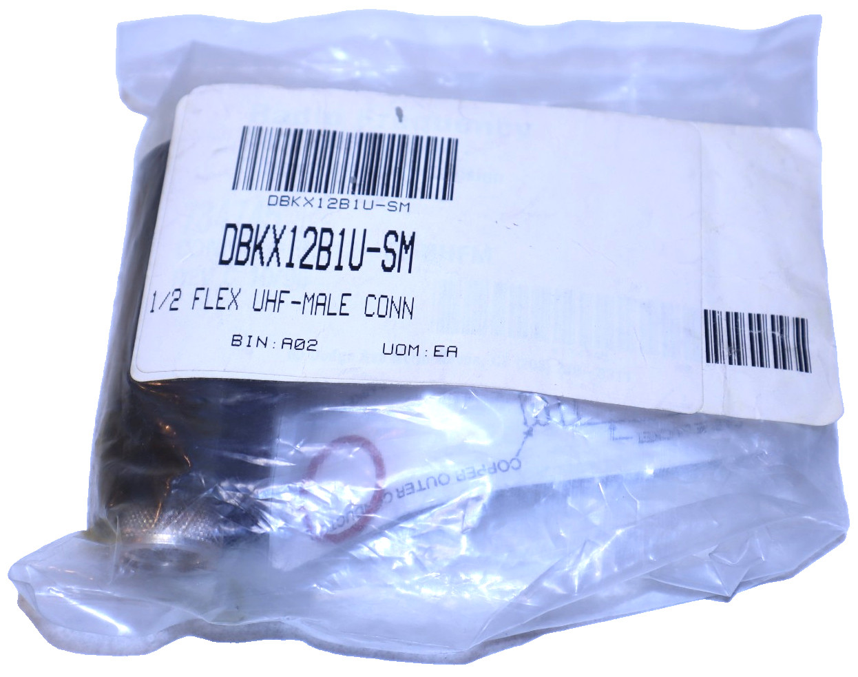 Decible Products/Allen Telecom DBKX12B1U-SM 1/2" Flex UHF Male Connector
