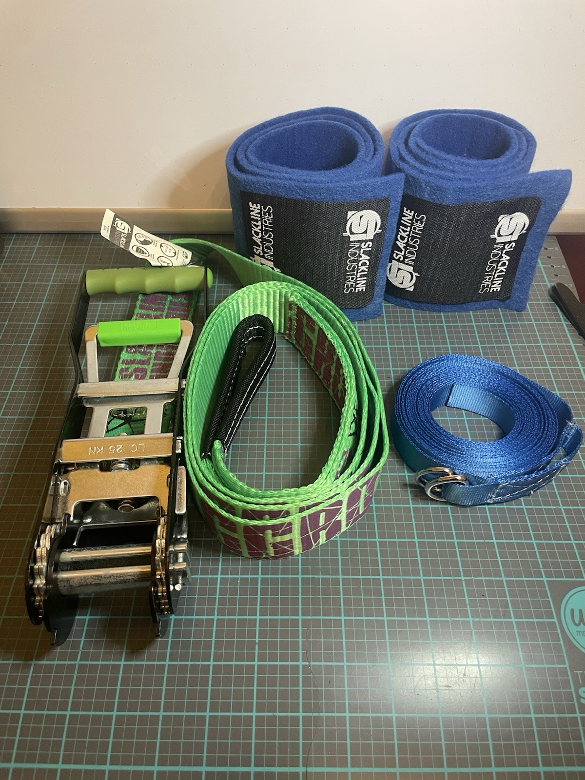 Slack Line Industries Aggro Line High-Performance Slackline Kit Incomplete