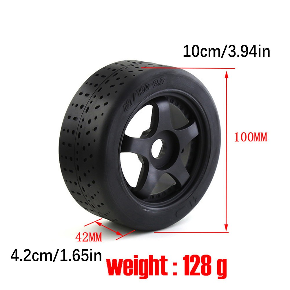 4Pcs Tires Wheels Rim 17mm Hex For ARRMA INFRACTION 6S LIMITLESS 1/7 RC Car