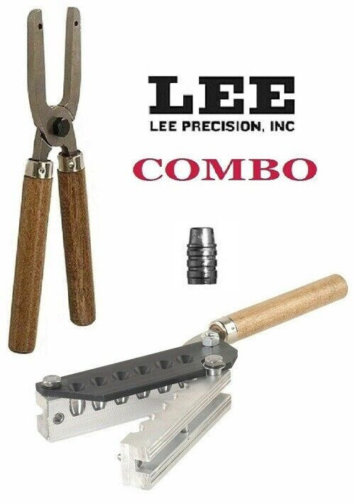 Lee 6-Cav Mold 90327+ 90005 Handles for 38 Spl, 357, 38 Colt New Police, 38 S&W