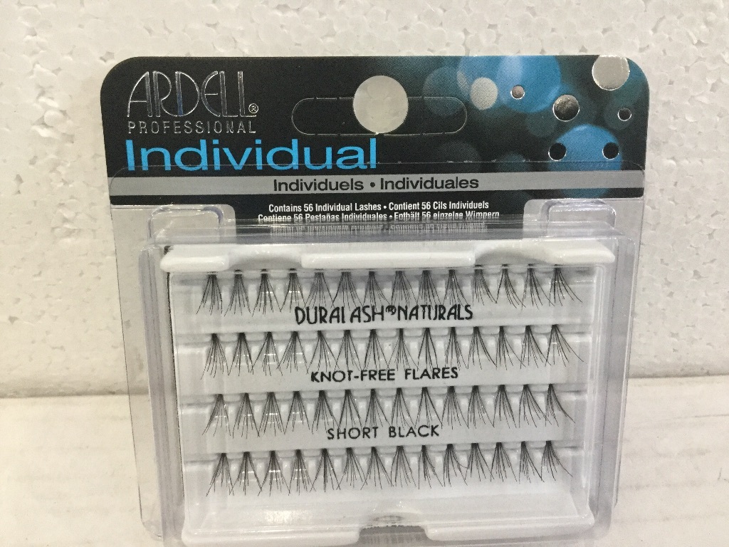Lot of 10 Ardell Duralash Individual Eyelashes Knot Free Naturals short black
