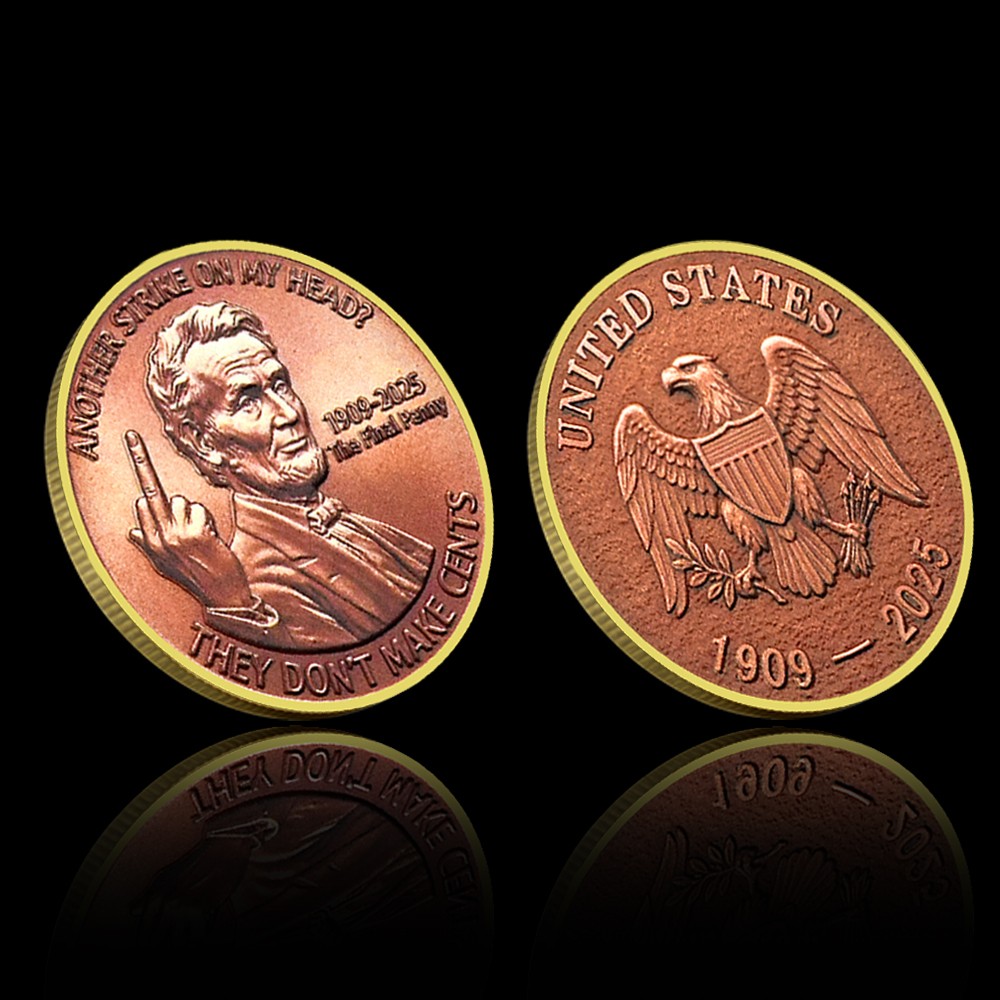 Another Strike On My Head Final Penny Commemorative Coin Collectible Gift