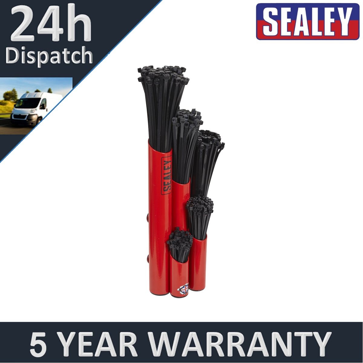 Sealey Large Magnetic Cable Tie Holder Red APCTHRXL