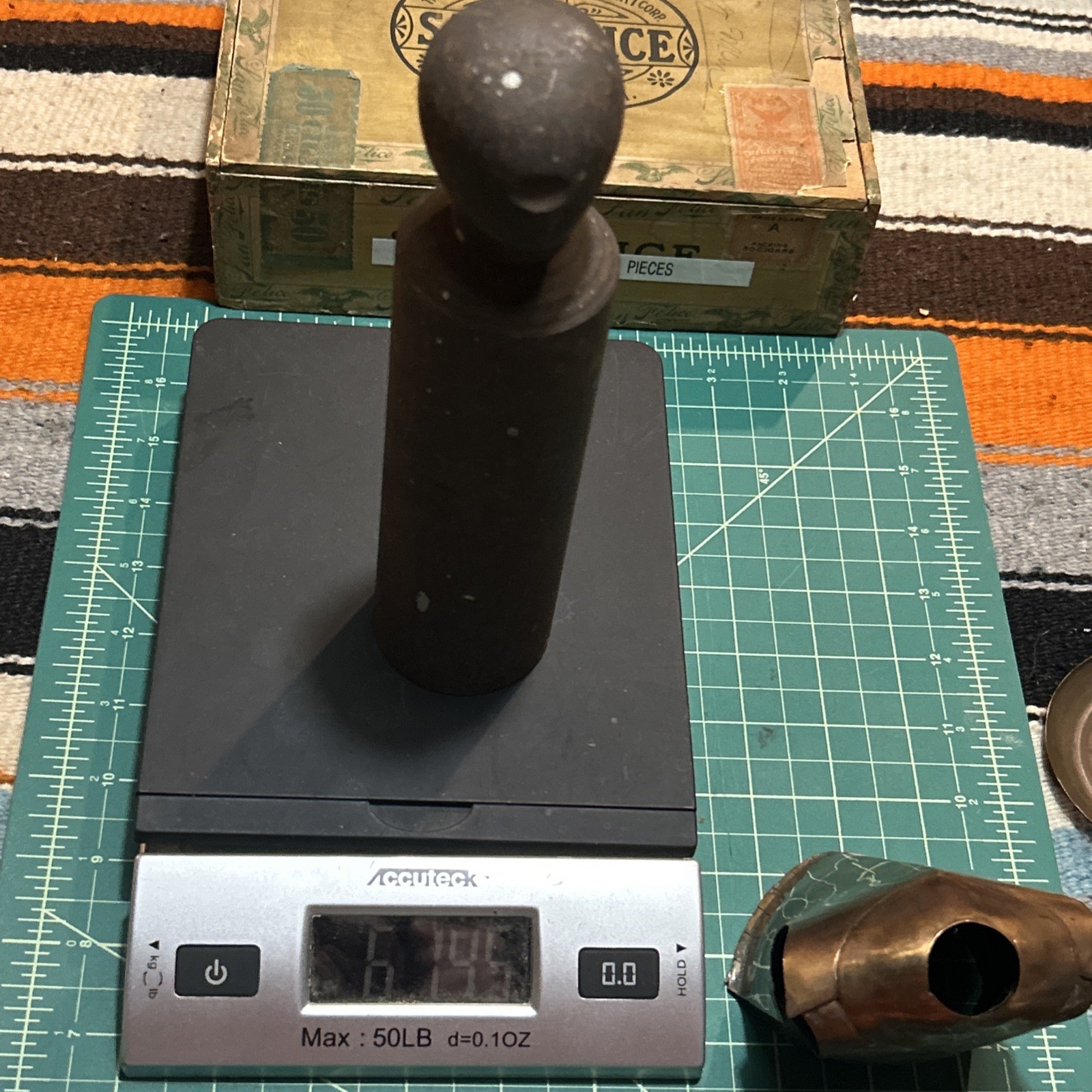 1930s-60s 12” Copper Mini Knight Armor Set + Sword Shield & Steel Stake Anvil