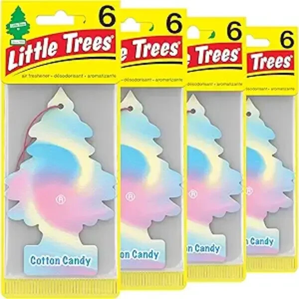 Little Trees Cotton Candy Car Air Freshener (Pack of 24)