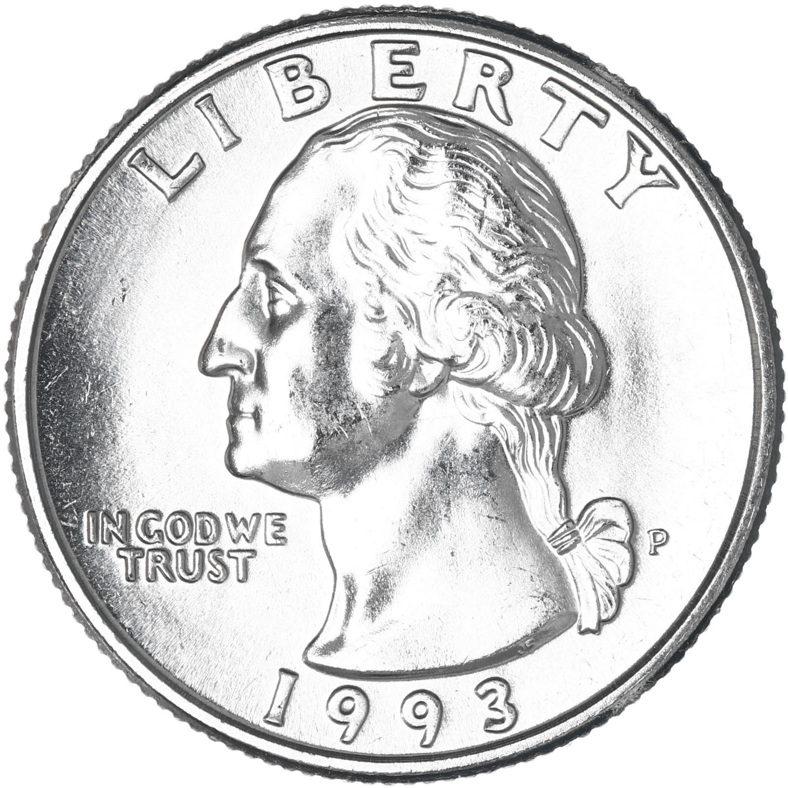 1993 P Washington Quarter Choice BU US Coin