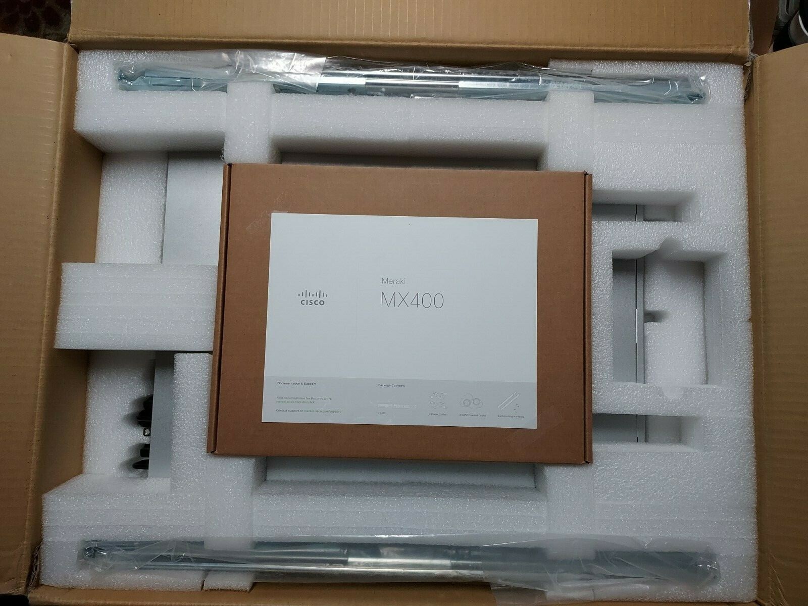 Cisco MX400 Meraki MX-400 Security Appliance Unclaimed w/ IM-8-SFP-1GB 1-YR Warr