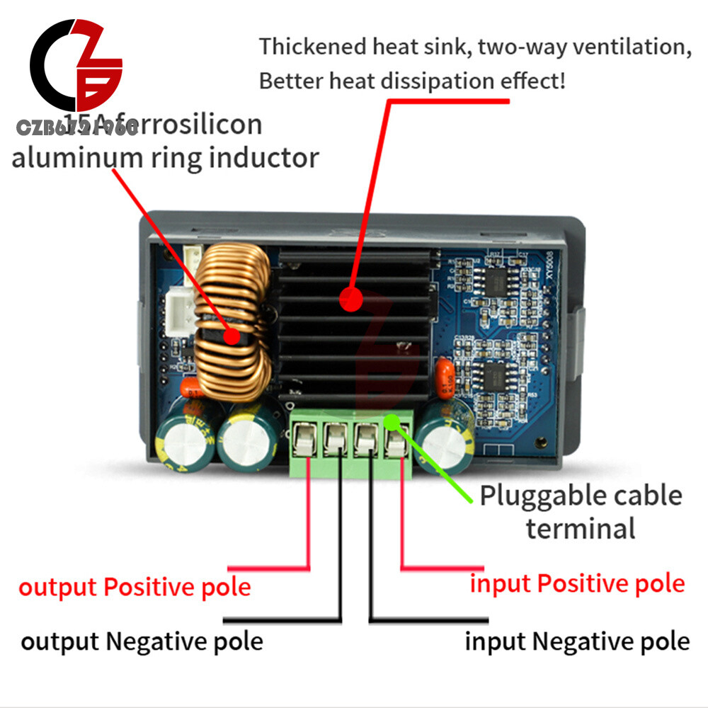CNC Adjustable DC Voltage Regulator Constant Voltage Current Repair Buck Module