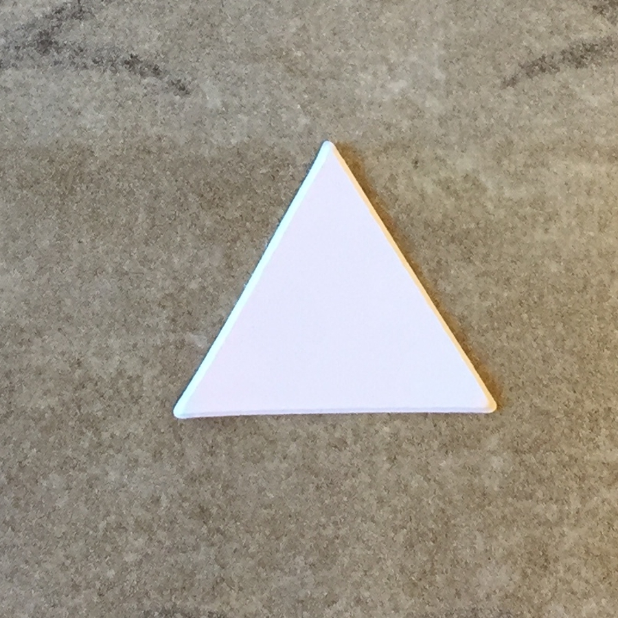 1-inch Equilateral Triangle 500 shapes English Paper Piecing Template ALLQUILTY