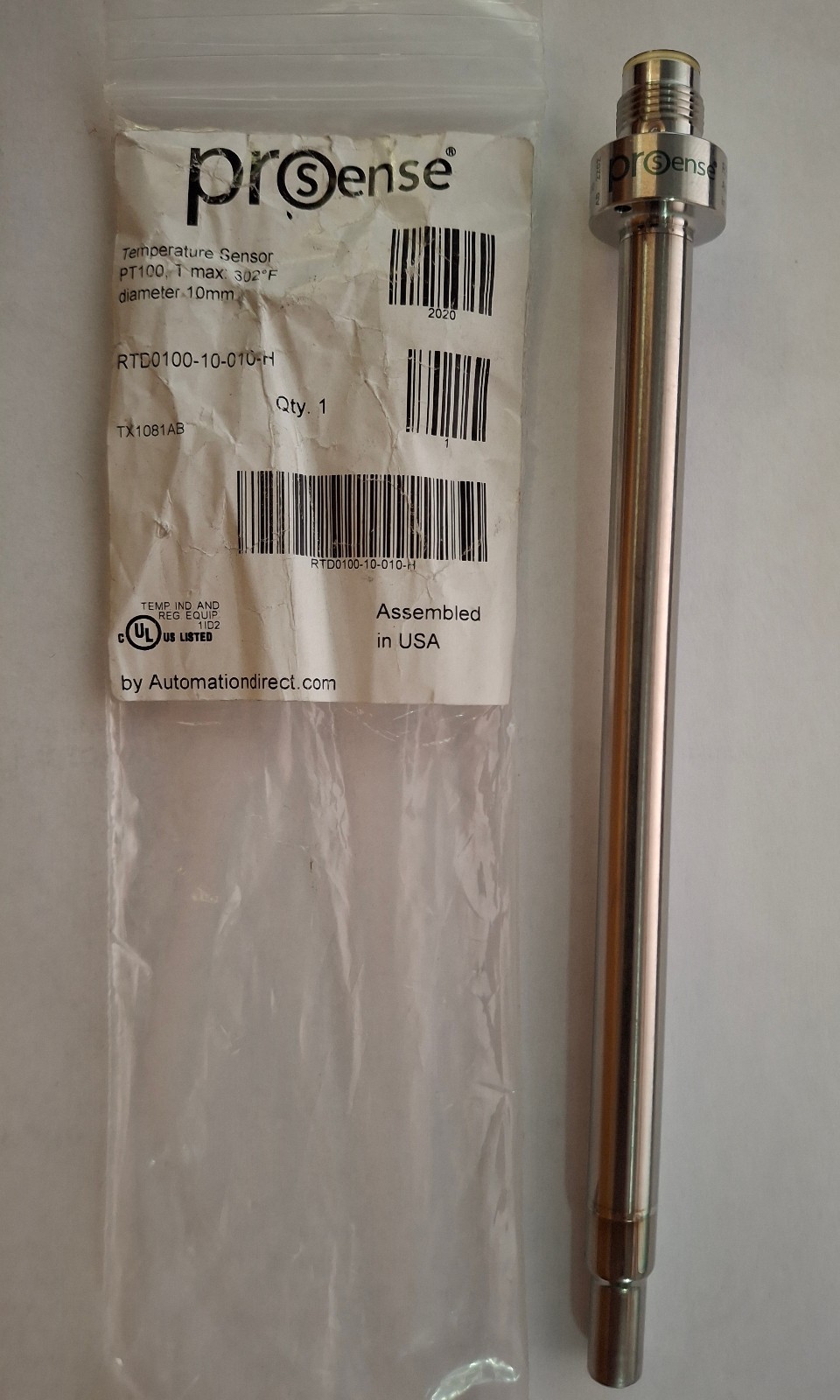 AUTOMATION DIRECT RTD0100-10-010-H / RTD010010010H new old stock