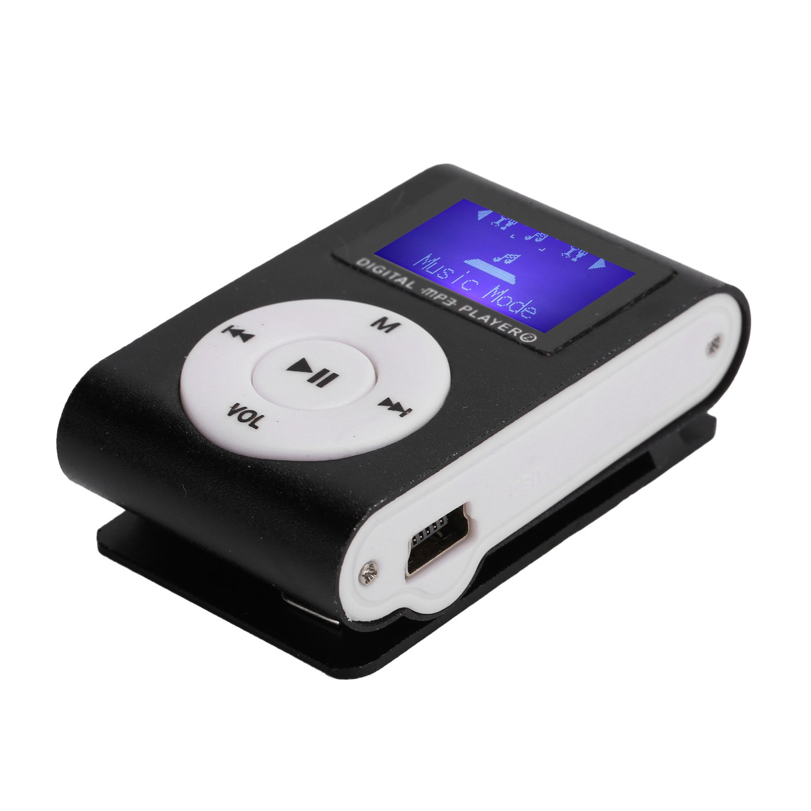Portable Mini MP3 Music Playerorts BackClip LCD Screen MP3 Support Memory BEA