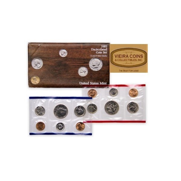 1985 P & D US Mint Set United States Original Government Packaging   - #C85NQ