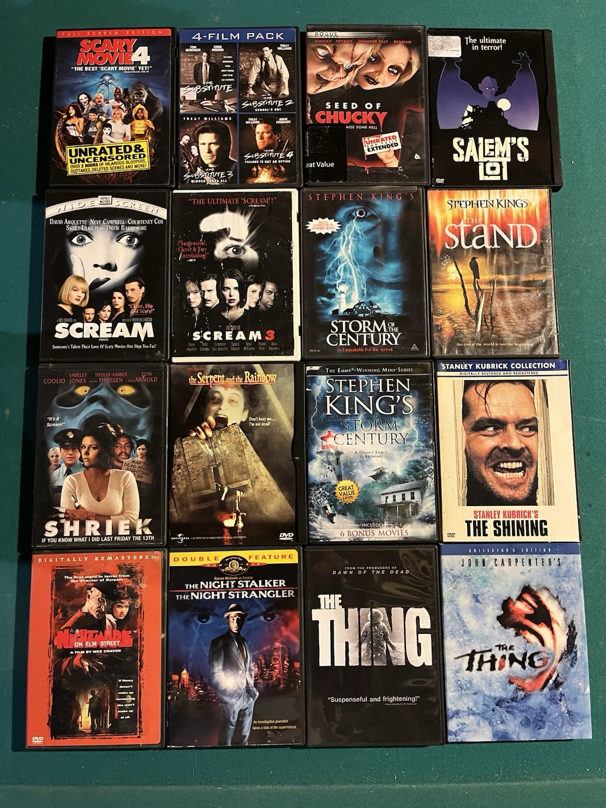 #12 HORROR DVD LOT PICK & CHOOSE Drop Down Menu $5 Flat Combined Shipping