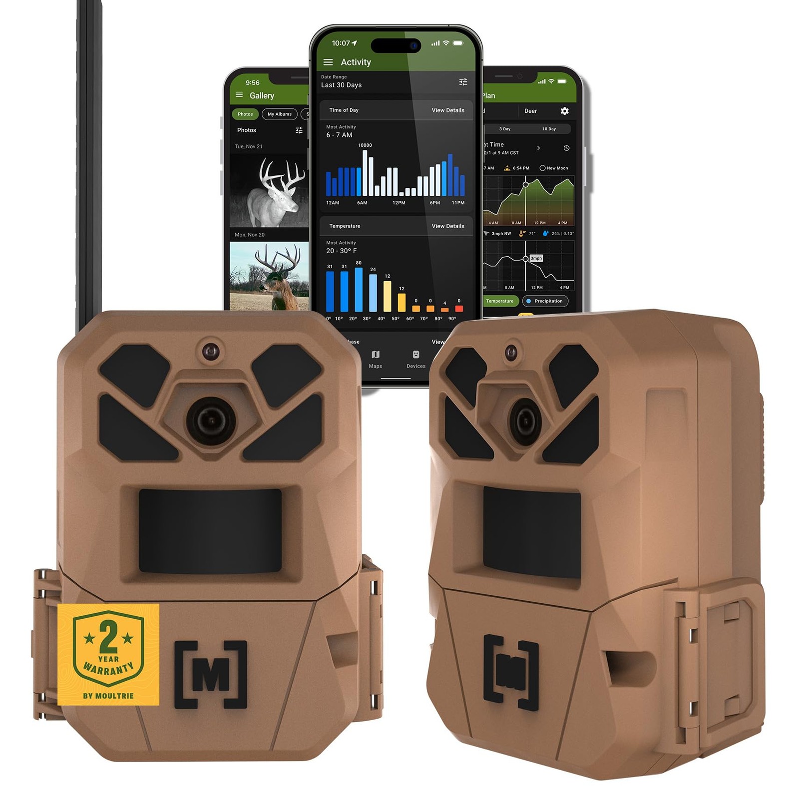 Edge 3 Cellular Trail Camera - 2-Pack, 40MP, 0.5s Trigger