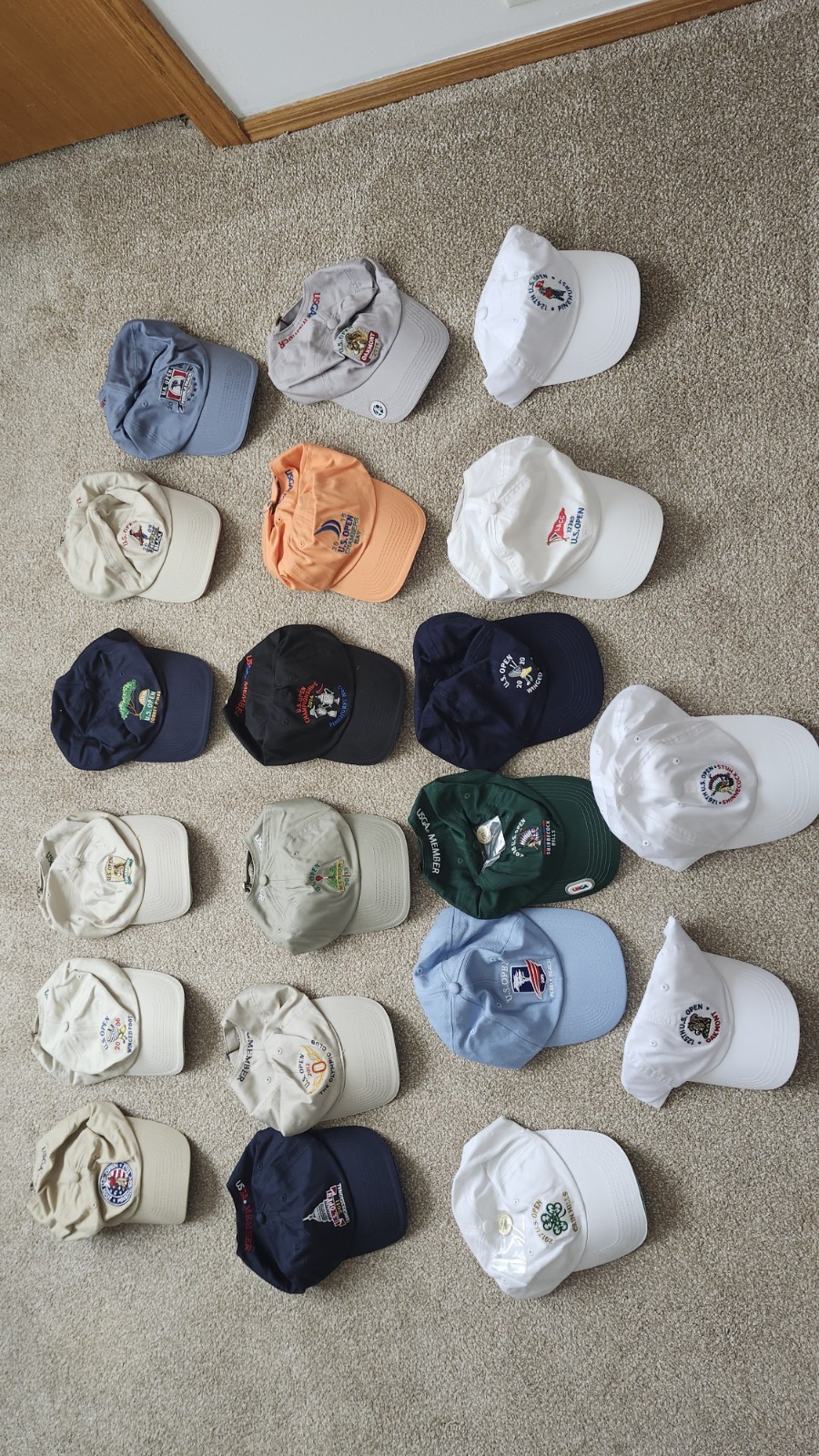 USGA Golf Hats 2005- 2024 ( all 20 Hats)