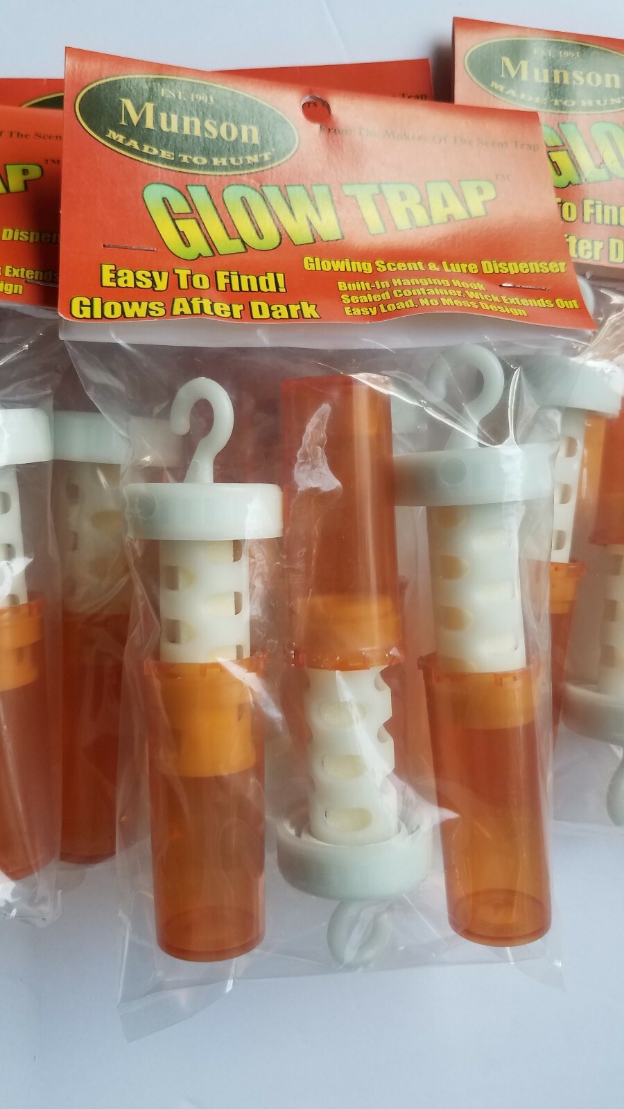 Lot of 5-3 packs a total of 15 glow and scent traps and lure dispensers