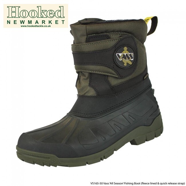 Vass All Season Fleece-Lined Waterproof Fishing & Outdoor Boots –New, Full Sizes