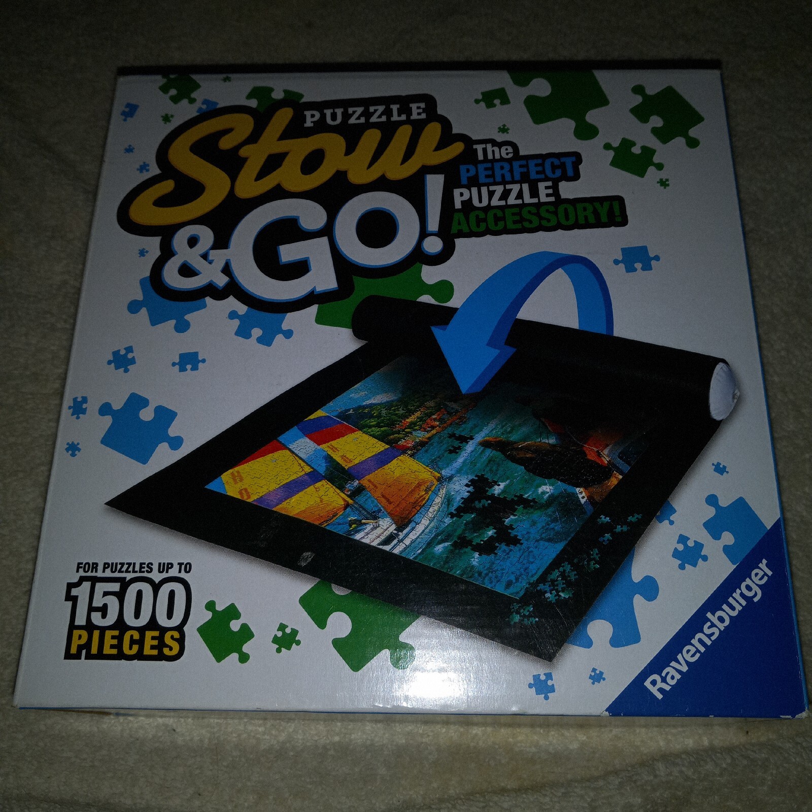 Ravensburger Stow and Go Puzzle Mat, Roll up your Jigsaw Puzzle, For Up To 1500