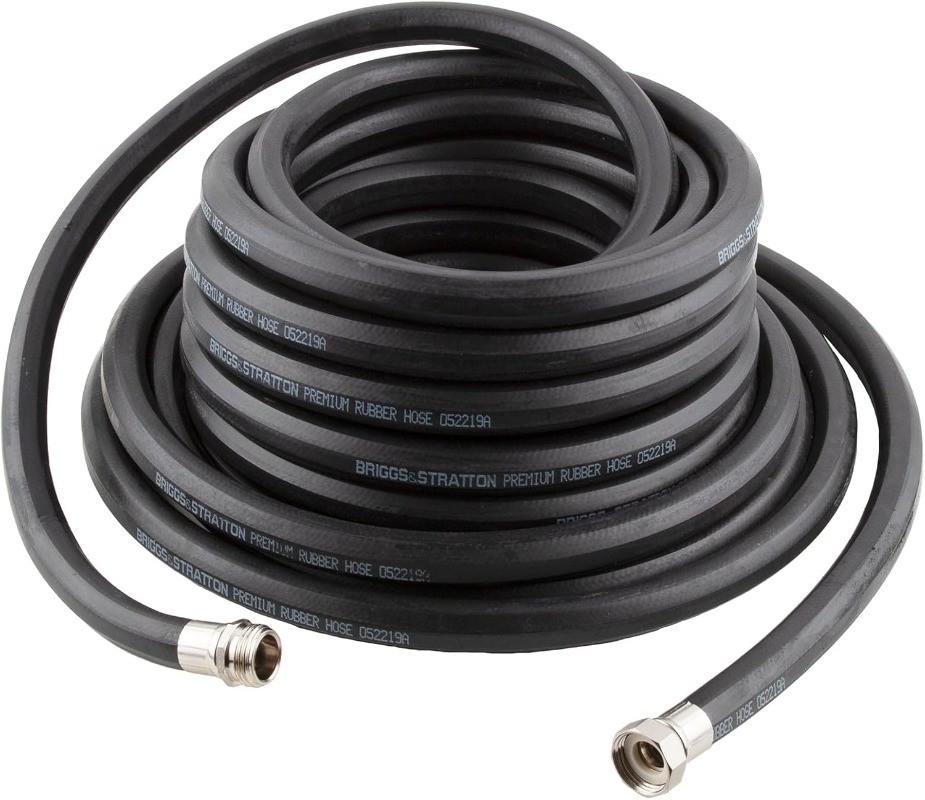 Briggs and Stratton 8BS50 50-Foot Premium Heavy-Duty Rubber Garden Hose