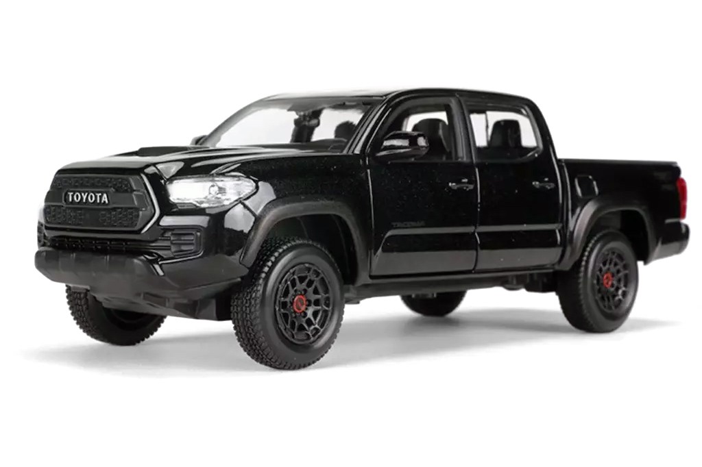2023 TOYOTA TACOMA TRD PRO PICKUP TRUCK BLACK 1/27 DIECAST CAR MAISTO 32910BK