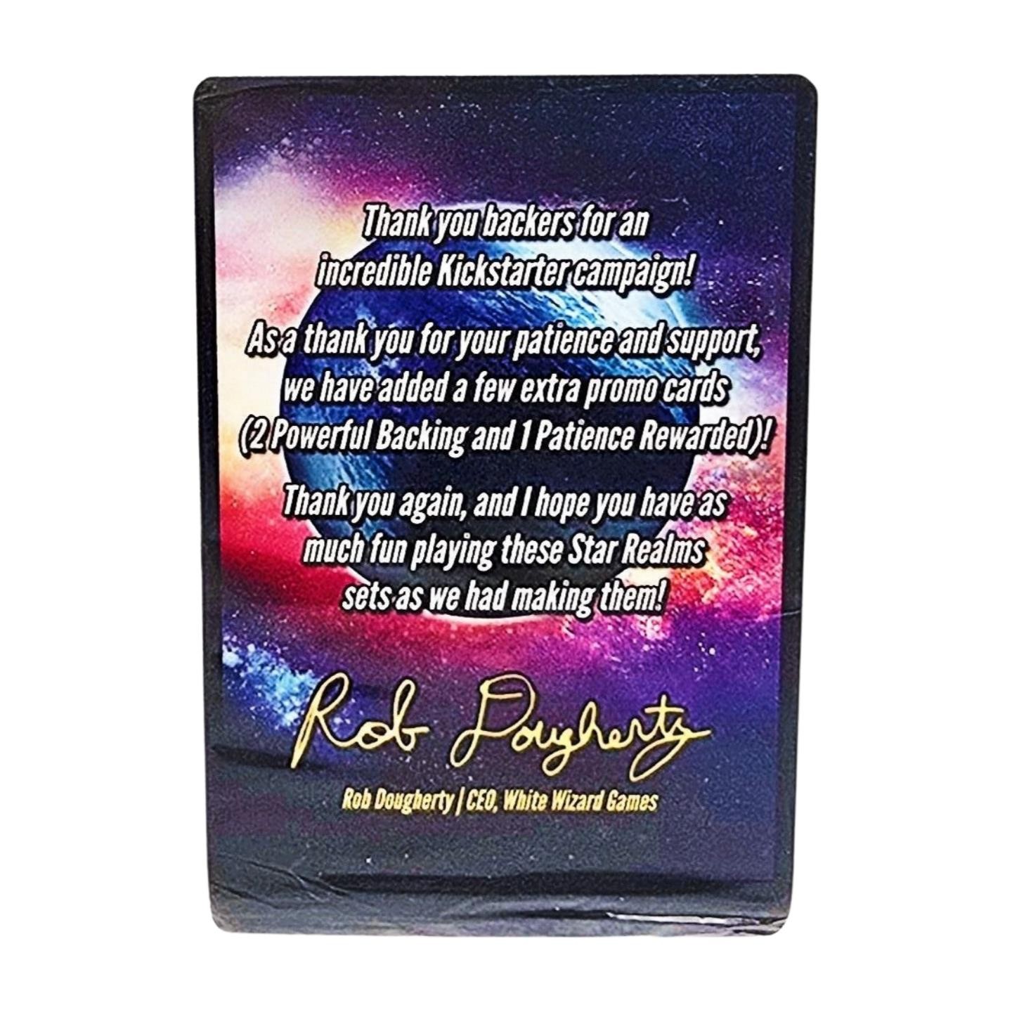 Star Realms Frontiers Kickstarter Promos by Wise Wizard Games - SEALED