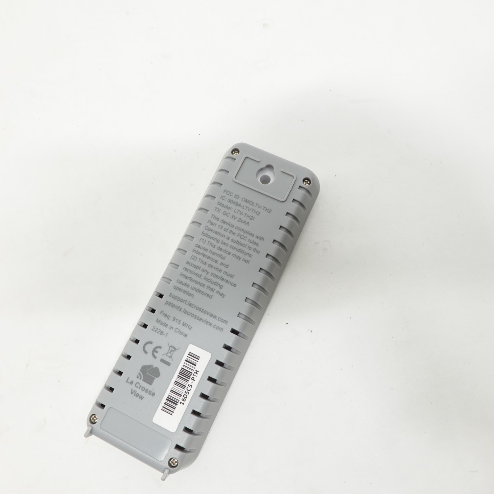 La Crosse Technology Temperature Humidity Remote Sensor LTV-TH2i