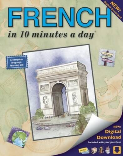 FRENCH in 10 minutes a dayÂ® - Paperback By Kershul, Kristine K. - GOOD