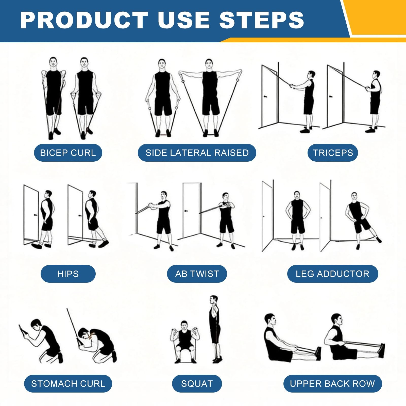 Resistance Bands for Working Out, Pull Up Bands, 5 Levels Pull Up Assistance ...