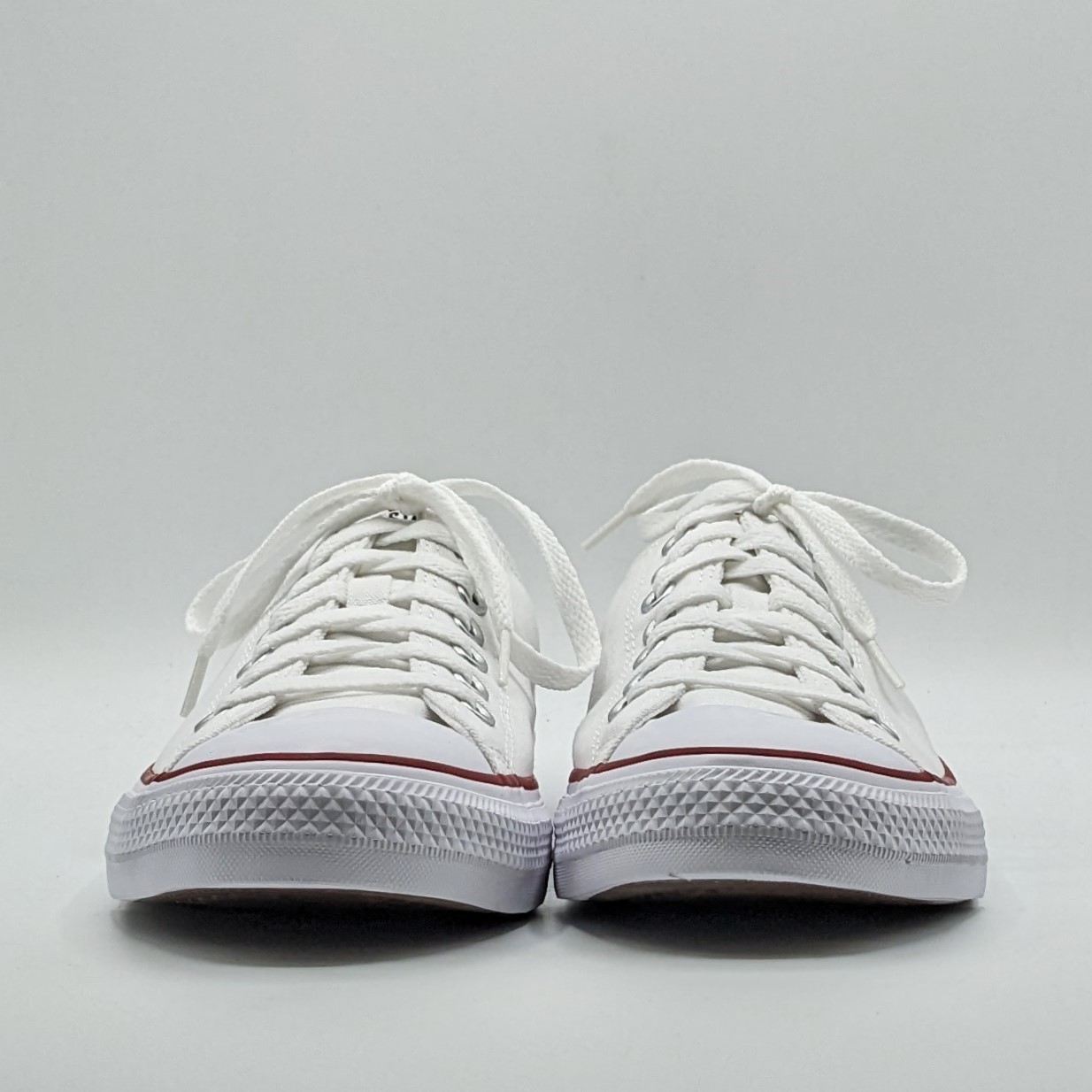 Converse All Star OX Men’s Canvas Low-Top Basketball Shoes (Optical White) US 9