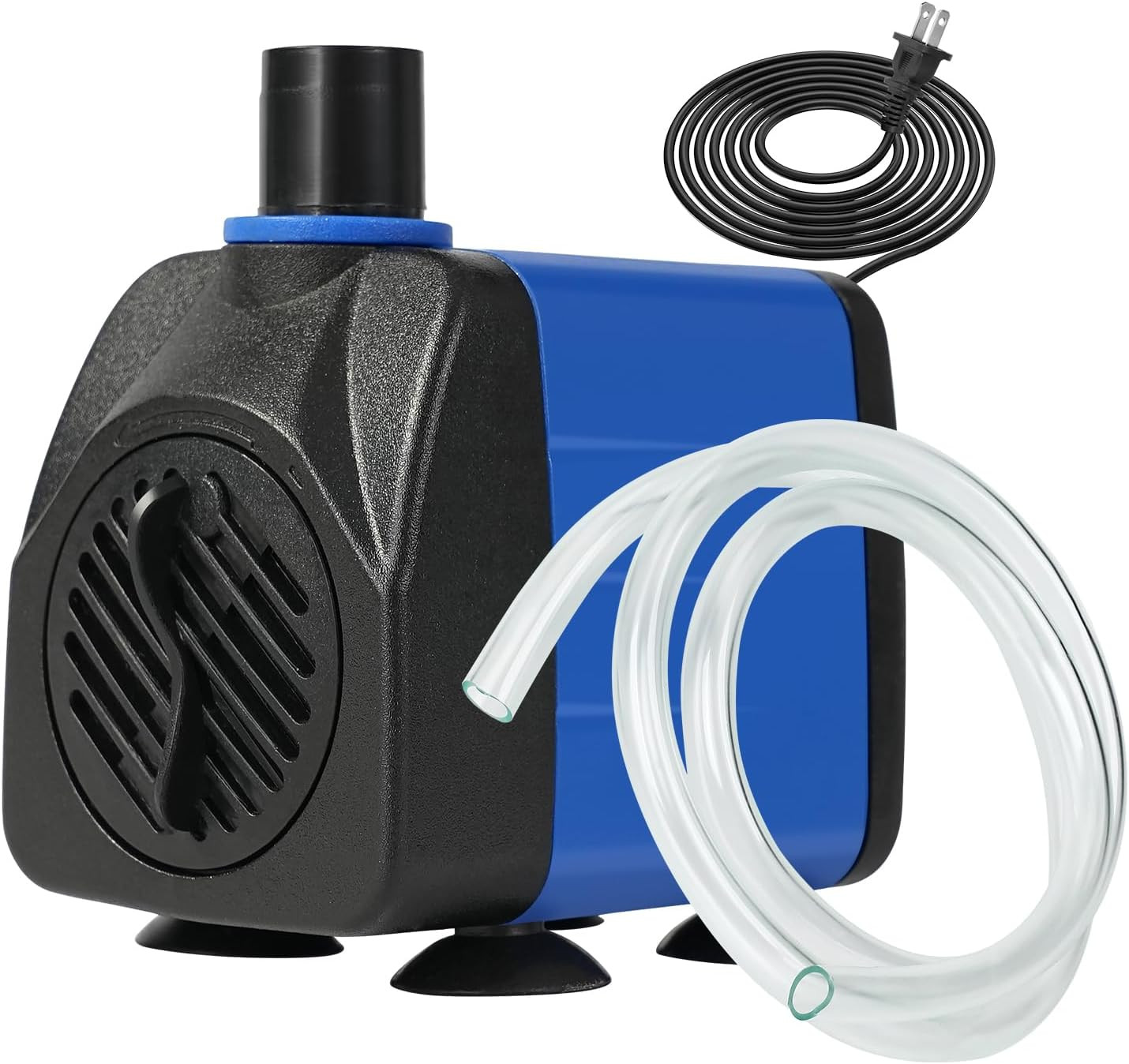 Small Fountain Pump, 160 GPH Mini Submersible Water Pump with 3.3 Ft Tubing, for