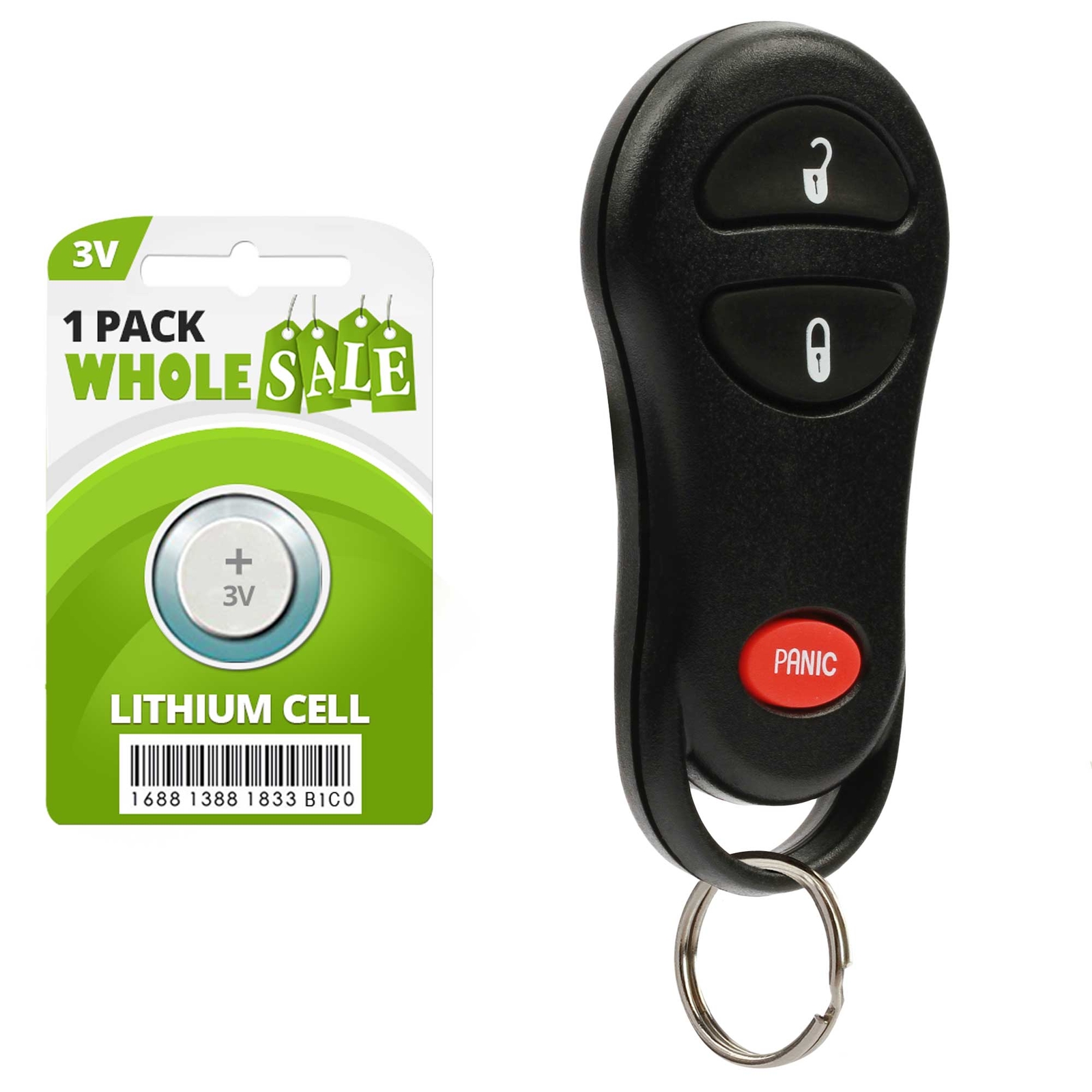 Replacement For 2002 2003 2004 2005 Dodge Ram 1500 2500 3500 Key Fob Remote