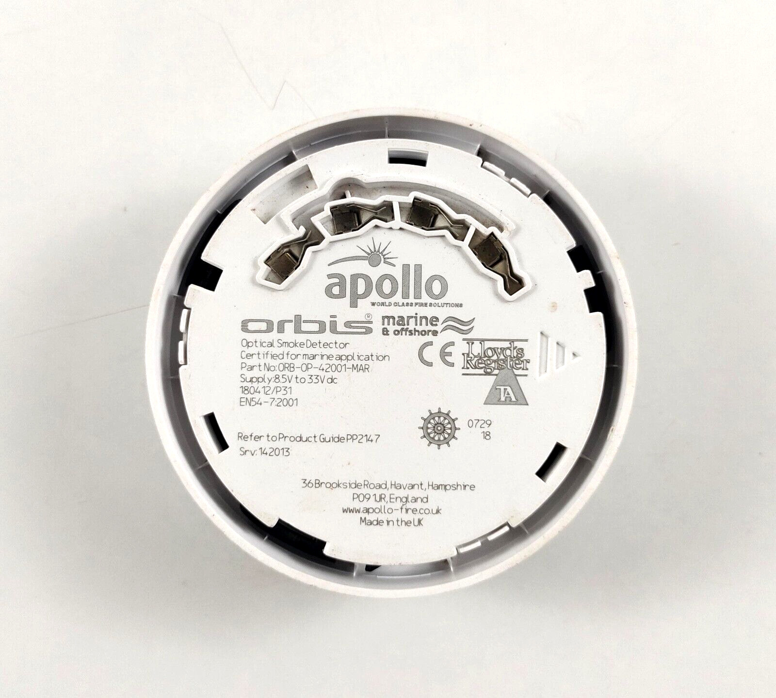 Apollo Orbis ORB-OP-42001-MAR Optical Smoke Detector Without Base