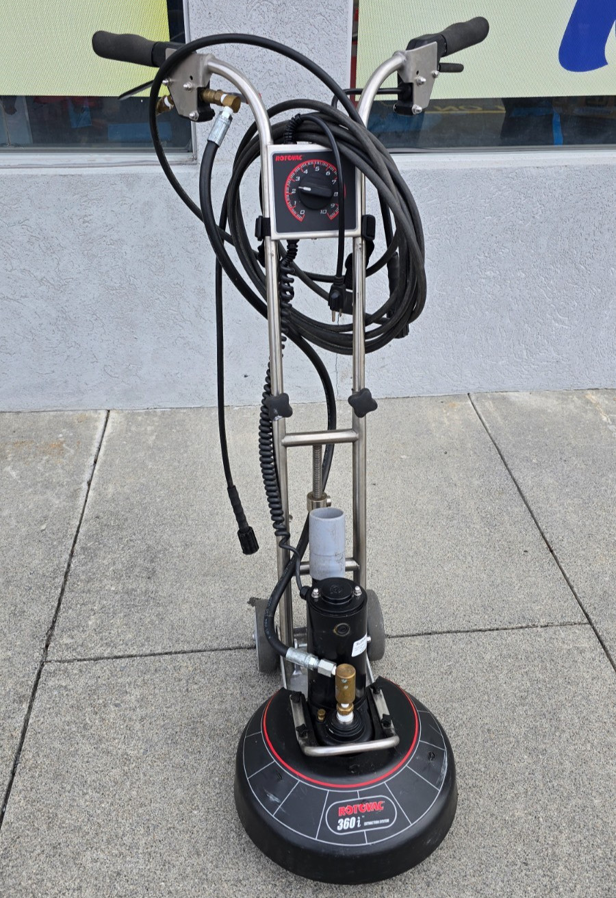 ROTOVAC 360i Rotary Jet Extractor Carpet and Tile Cleaning Machine