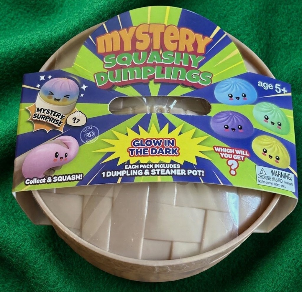 Mystery Squashy Dumpling - Glow in the Dark - New & Sealed - Squishy Toy